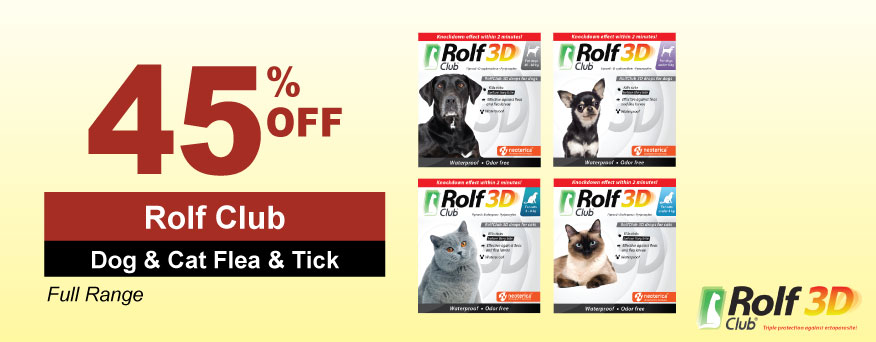 Rolf Club Dog & Cat Flea & Tick Promotion